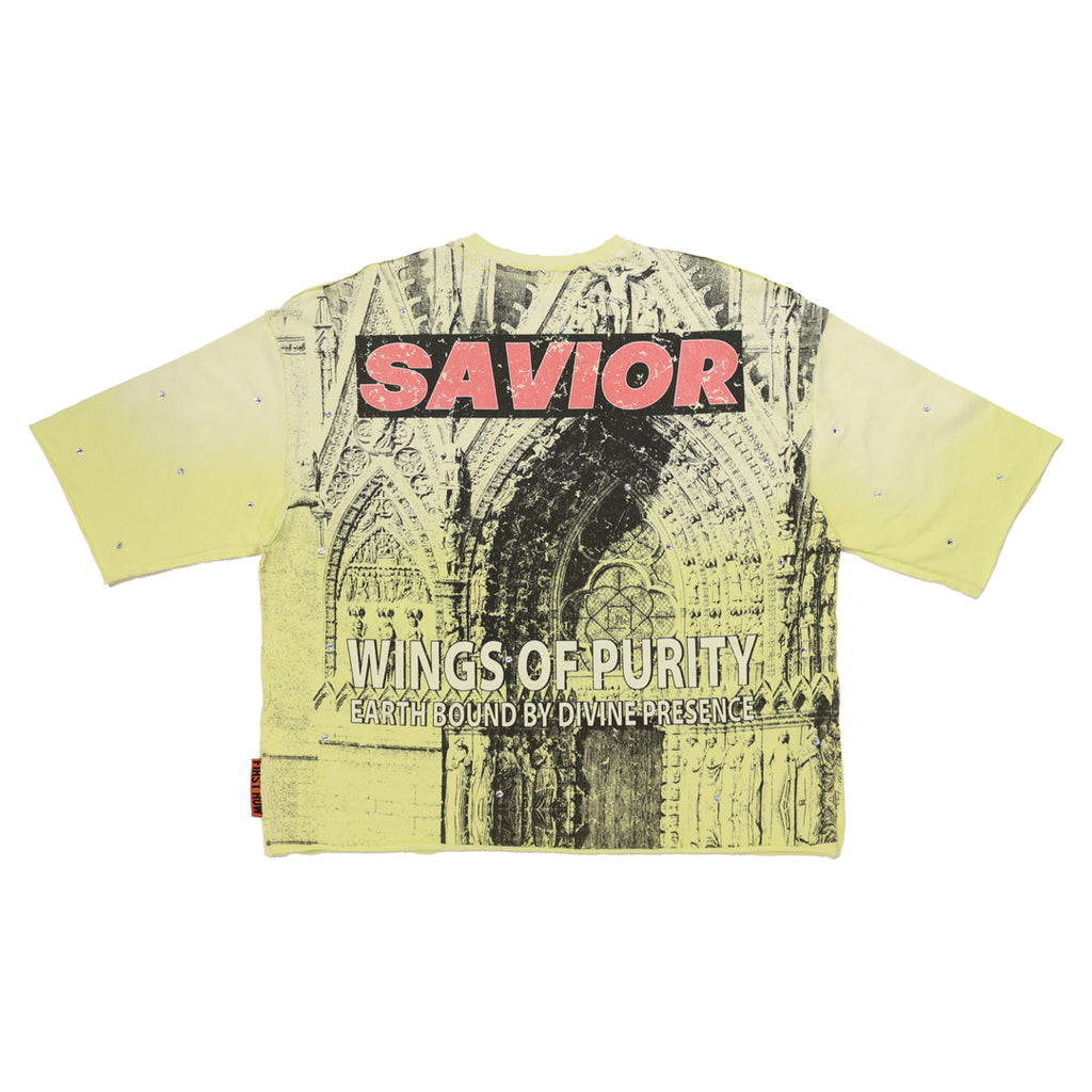 BREAKING NEWS WINGS OF PURITY CROPPED TEE
