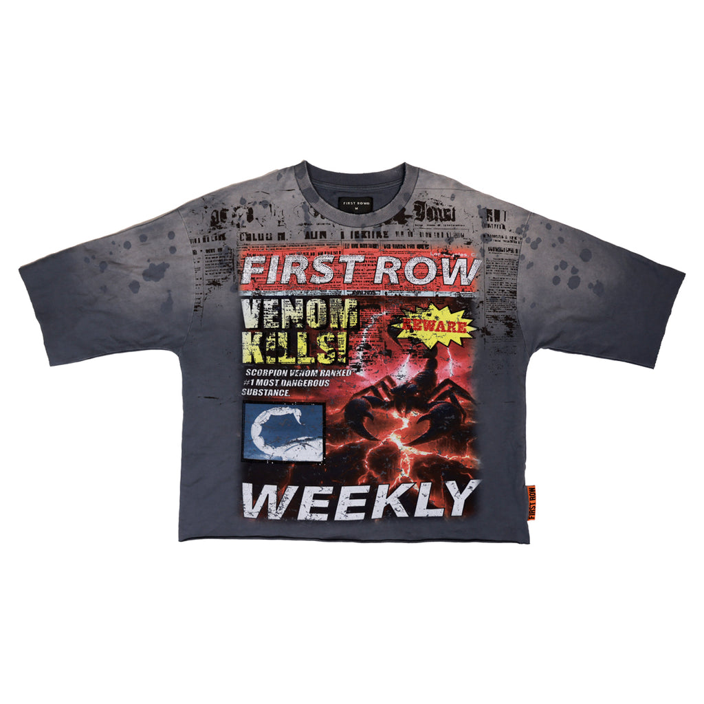 BREAKING NEWS VENOM KILLS CROPPED TEE