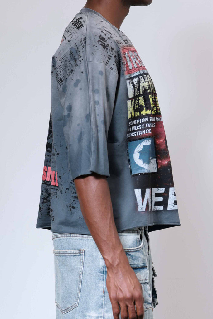BREAKING NEWS VENOM KILLS CROPPED TEE
