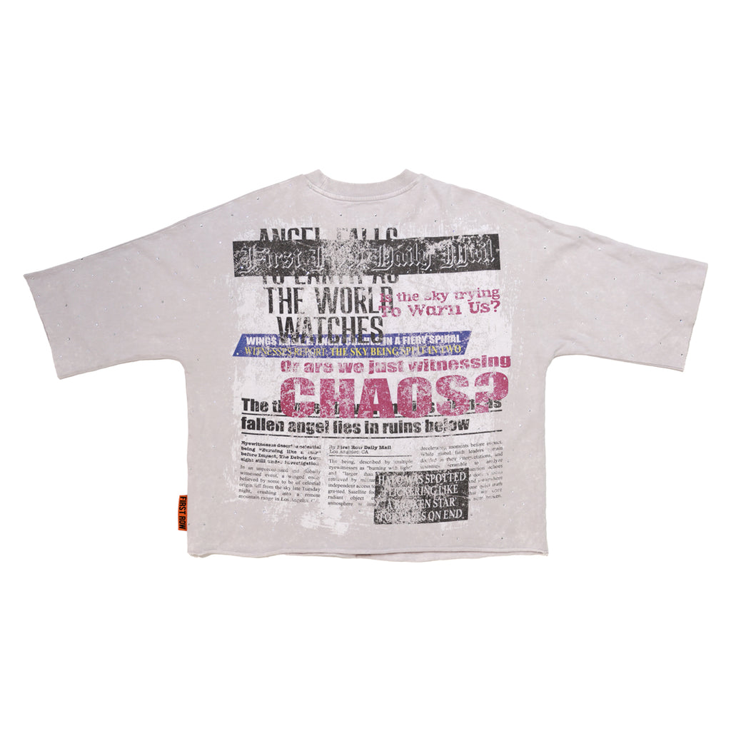 BREAKING NEWS ANGEL FALL TO EARTH CROPPED TEE