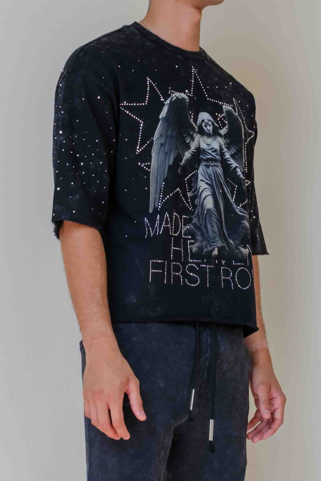 MADE IN HEAVEN SHINING ANGEL CROPPED TEE