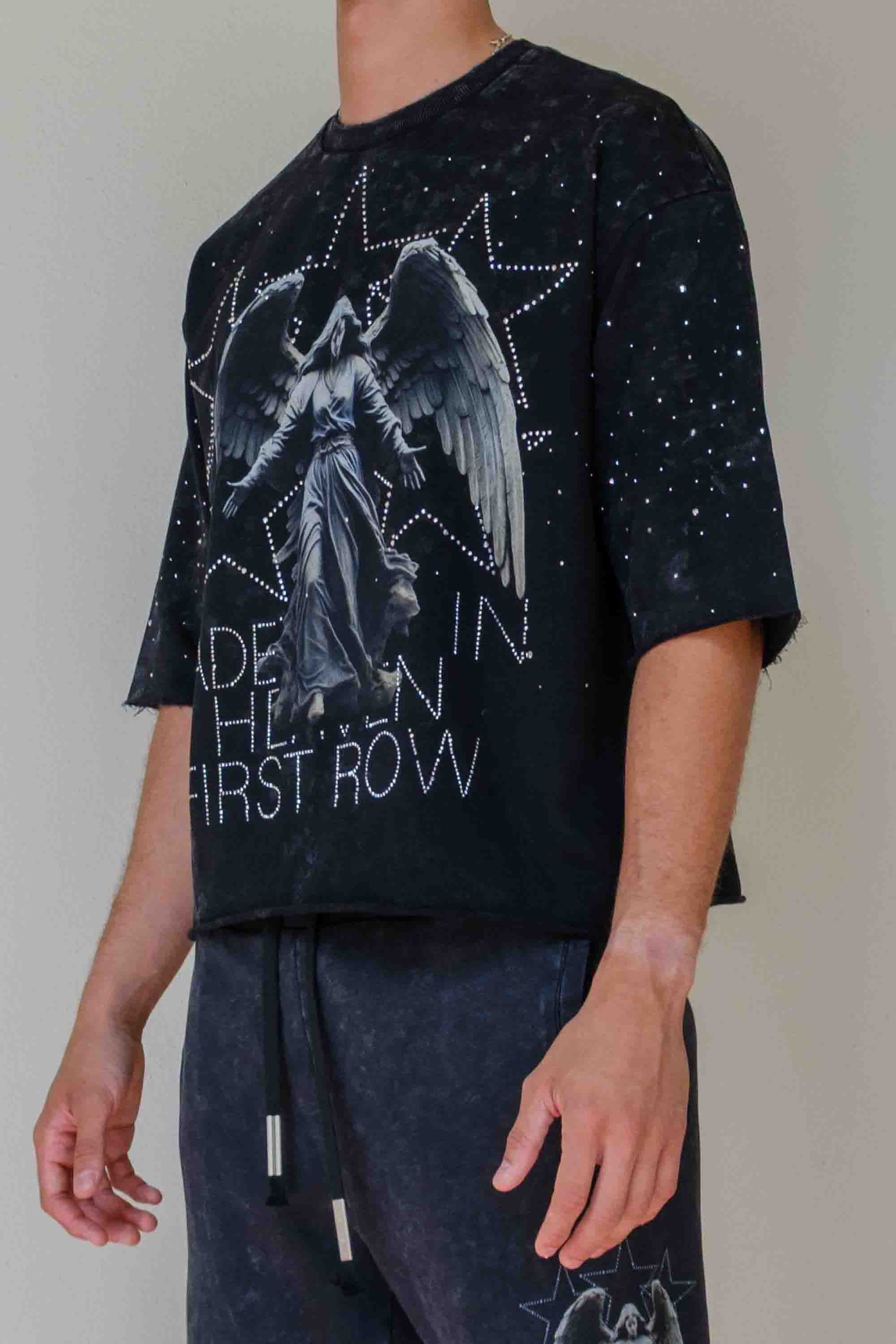 MADE IN HEAVEN SHINING ANGEL CROPPED TEE