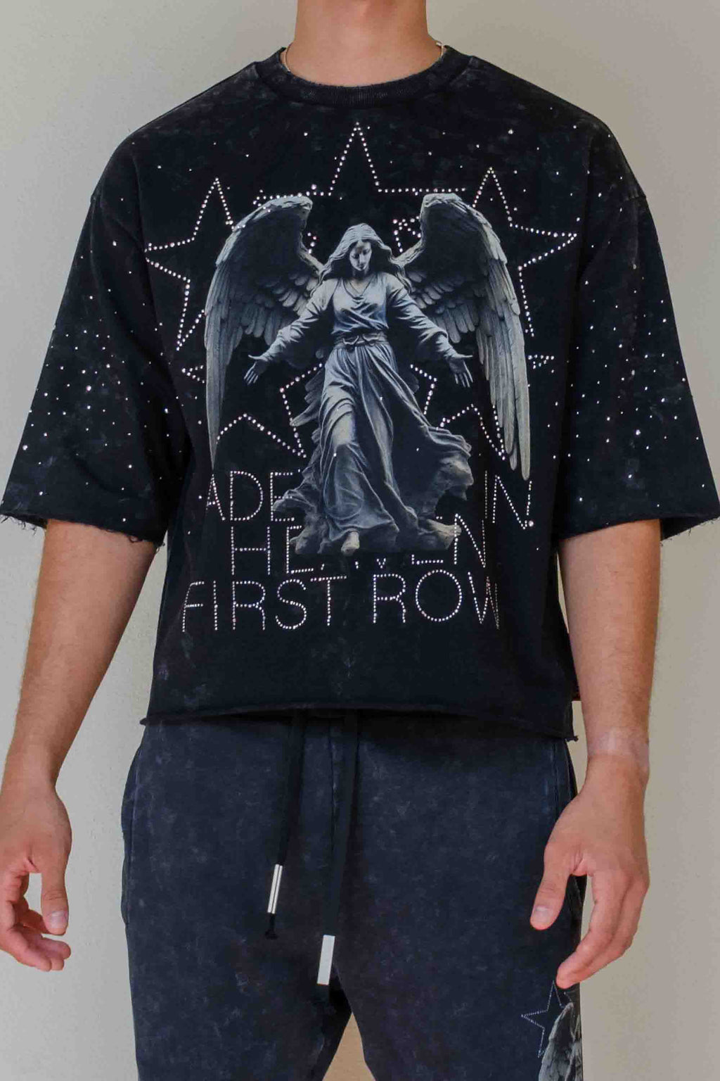 MADE IN HEAVEN SHINING ANGEL CROPPED TEE
