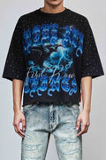 ABOVE ALL THINGS RIDE THE STORM CROPPED TEE