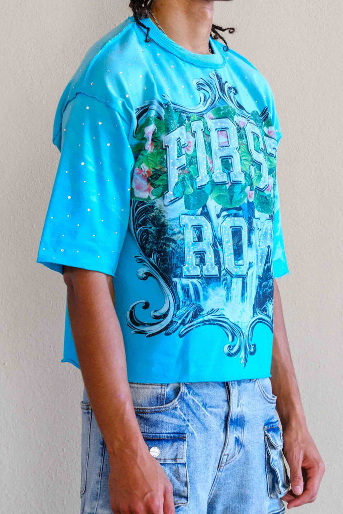 LOST UTOPIA FRAME CROPPED TEE