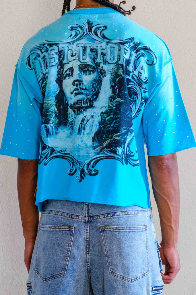 LOST UTOPIA FRAME CROPPED TEE