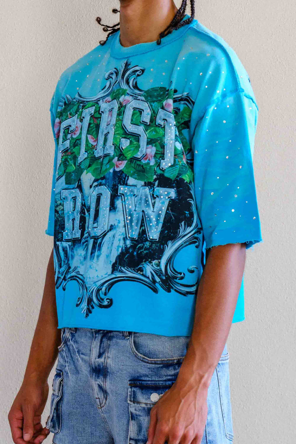 LOST UTOPIA FRAME CROPPED TEE