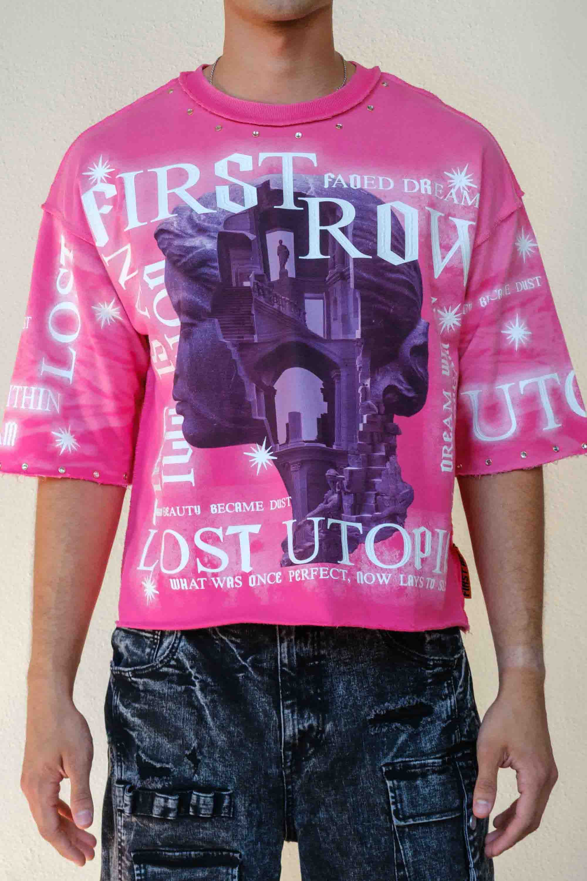 LOST UTOPIA OBLIVION CROPPED  TEE