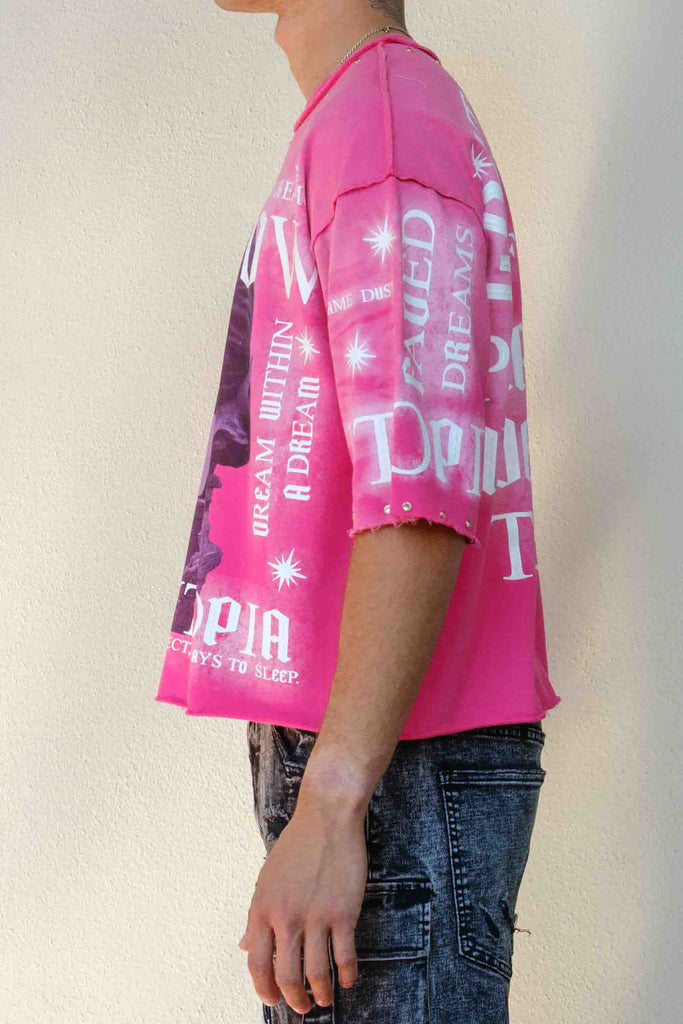 LOST UTOPIA OBLIVION CROPPED  TEE