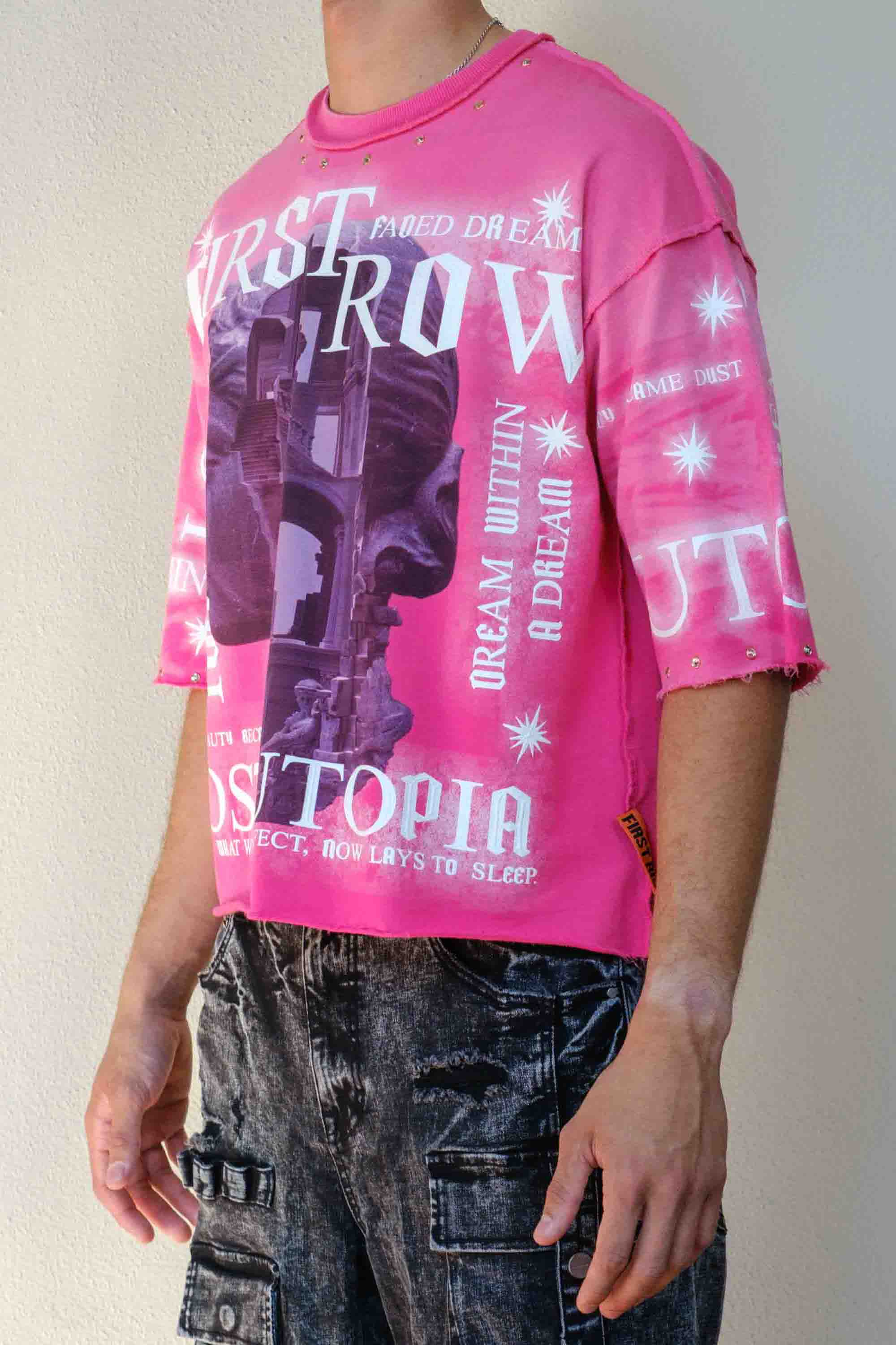 LOST UTOPIA OBLIVION CROPPED  TEE