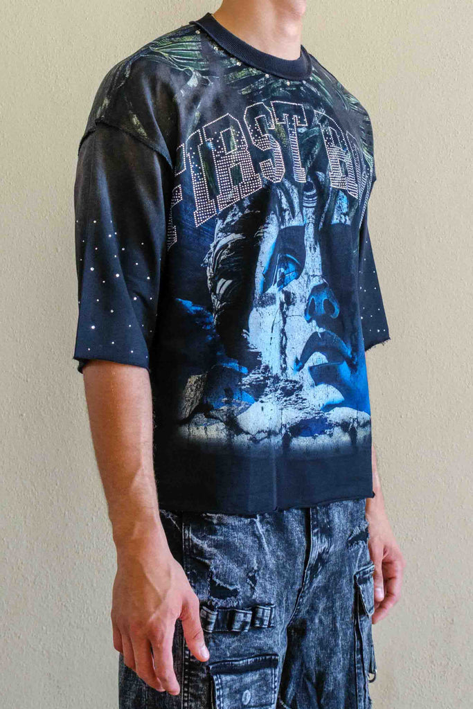 LOST UTOPIA MYTH CROPPED  TEE