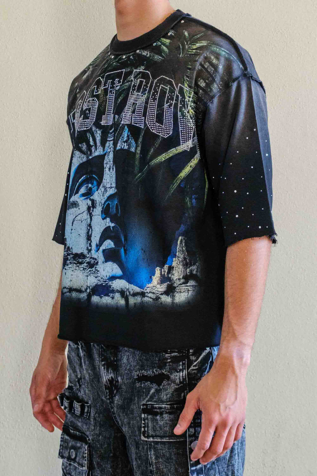 LOST UTOPIA MYTH CROPPED  TEE
