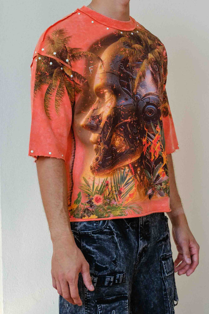 LOST UTOPIA BROKEN CROPPED  TEE