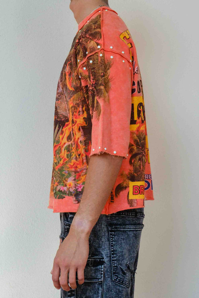 LOST UTOPIA BROKEN CROPPED  TEE