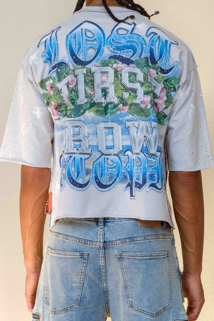 LOST UTOPIA BLOSSOM CROPPED TEE