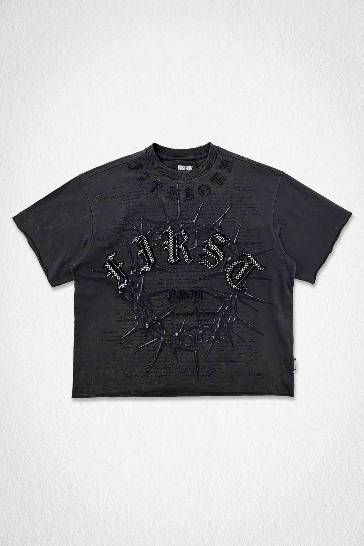 RIDE HARD IRON MONUMENT CROP TEE