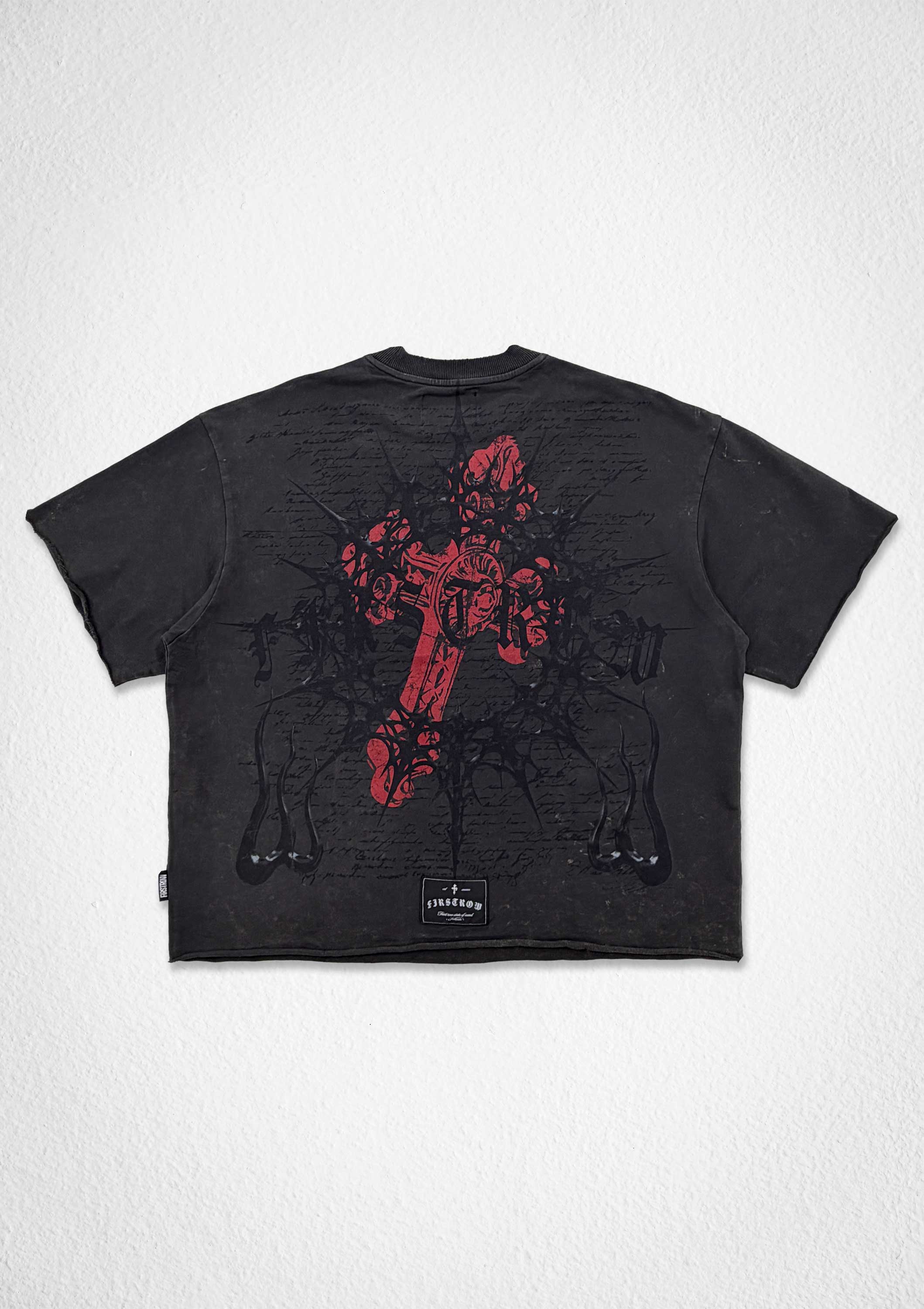 RIDE HARD IRON MONUMENT CROP TEE