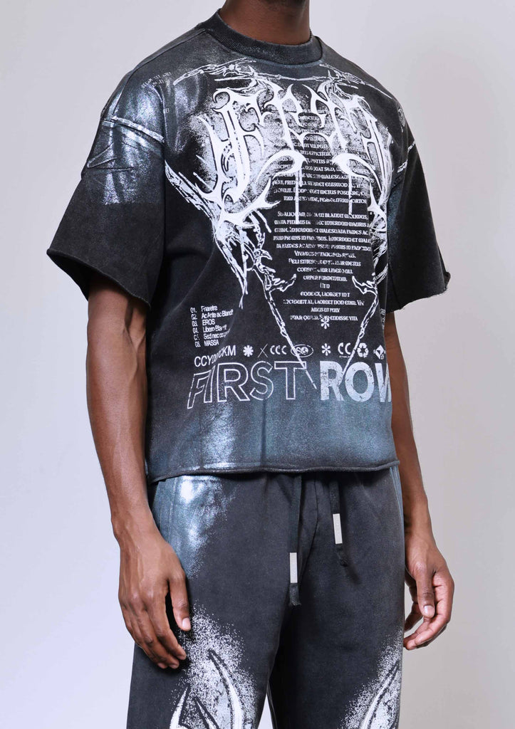 Y2K TRIBAL CROP TEE