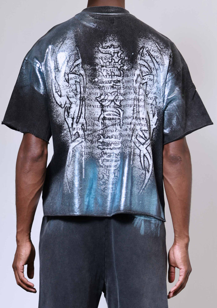 Y2K TRIBAL CROP TEE
