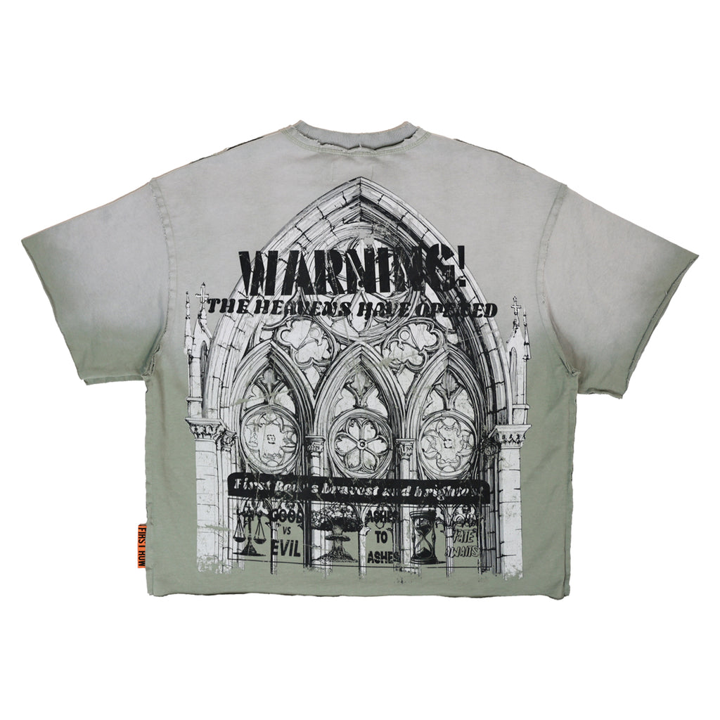 BREAKING NEWS WARNING FROM HEAVEN CROPPED TEE