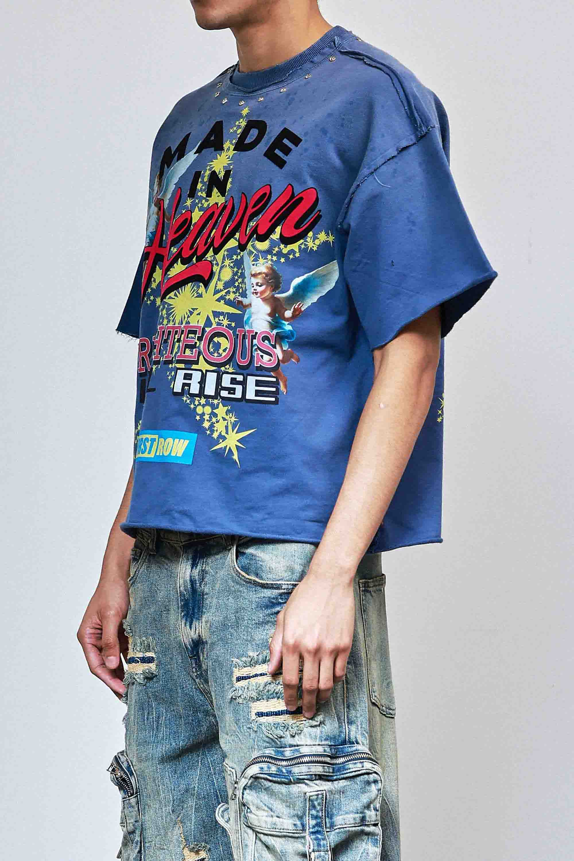 MADE IN HEAVEN RIGHTEOUS WILL CROPPED TEE