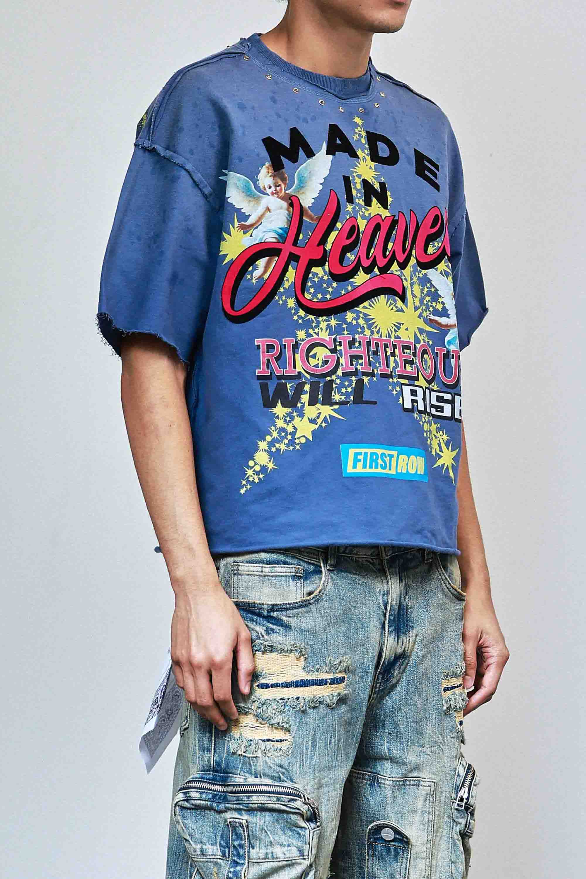 MADE IN HEAVEN RIGHTEOUS WILL CROPPED TEE