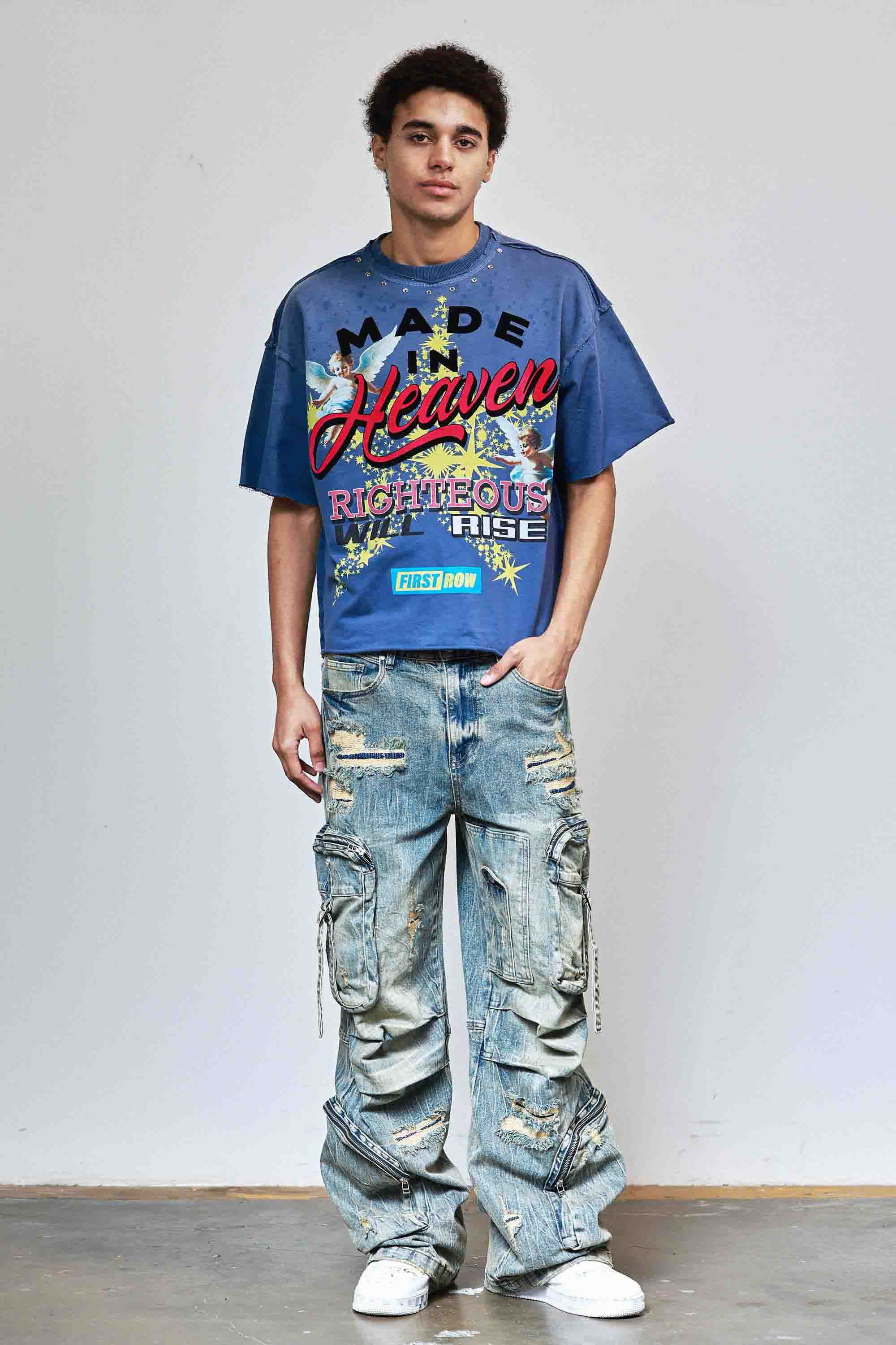 MADE IN HEAVEN RIGHTEOUS WILL CROPPED TEE