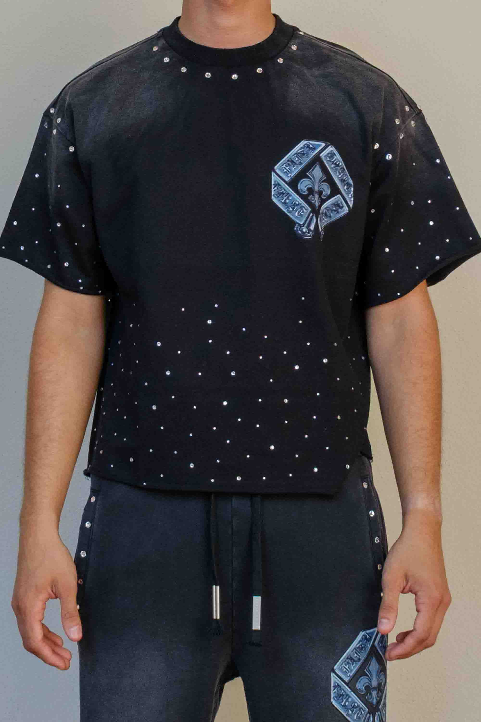 FAITH DEALER A SACRED VOW SUBLIME LIGHT CROPPED TEE