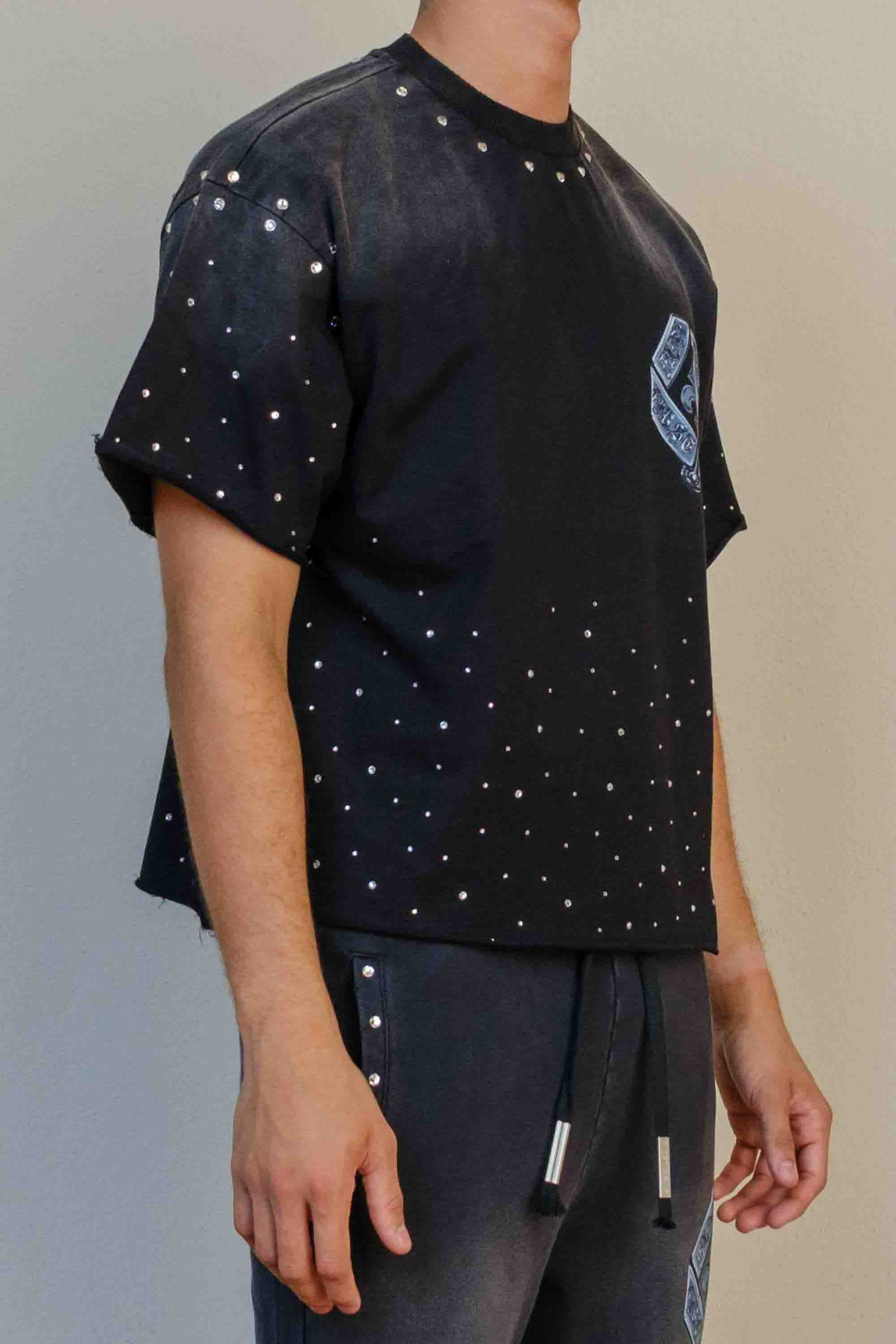 FAITH DEALER A SACRED VOW SUBLIME LIGHT CROPPED TEE