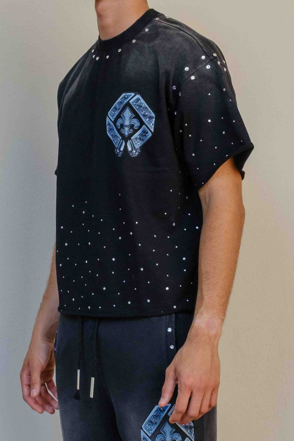 FAITH DEALER A SACRED VOW SUBLIME LIGHT CROPPED TEE