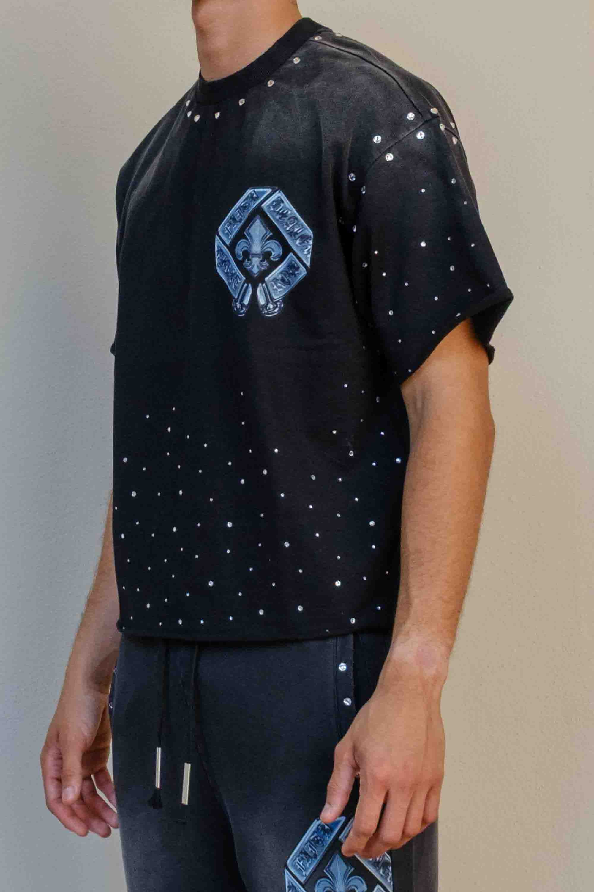FAITH DEALER A SACRED VOW SUBLIME LIGHT CROPPED TEE