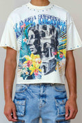 LOST UTOPIA FADED DREAM CROPPED TEE