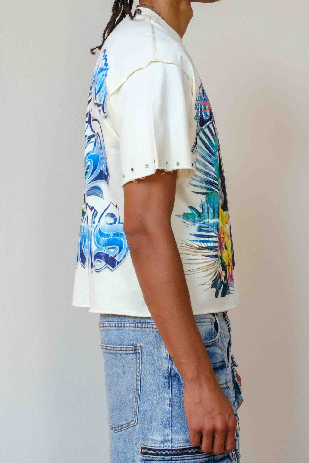 LOST UTOPIA FADED DREAM CROPPED TEE