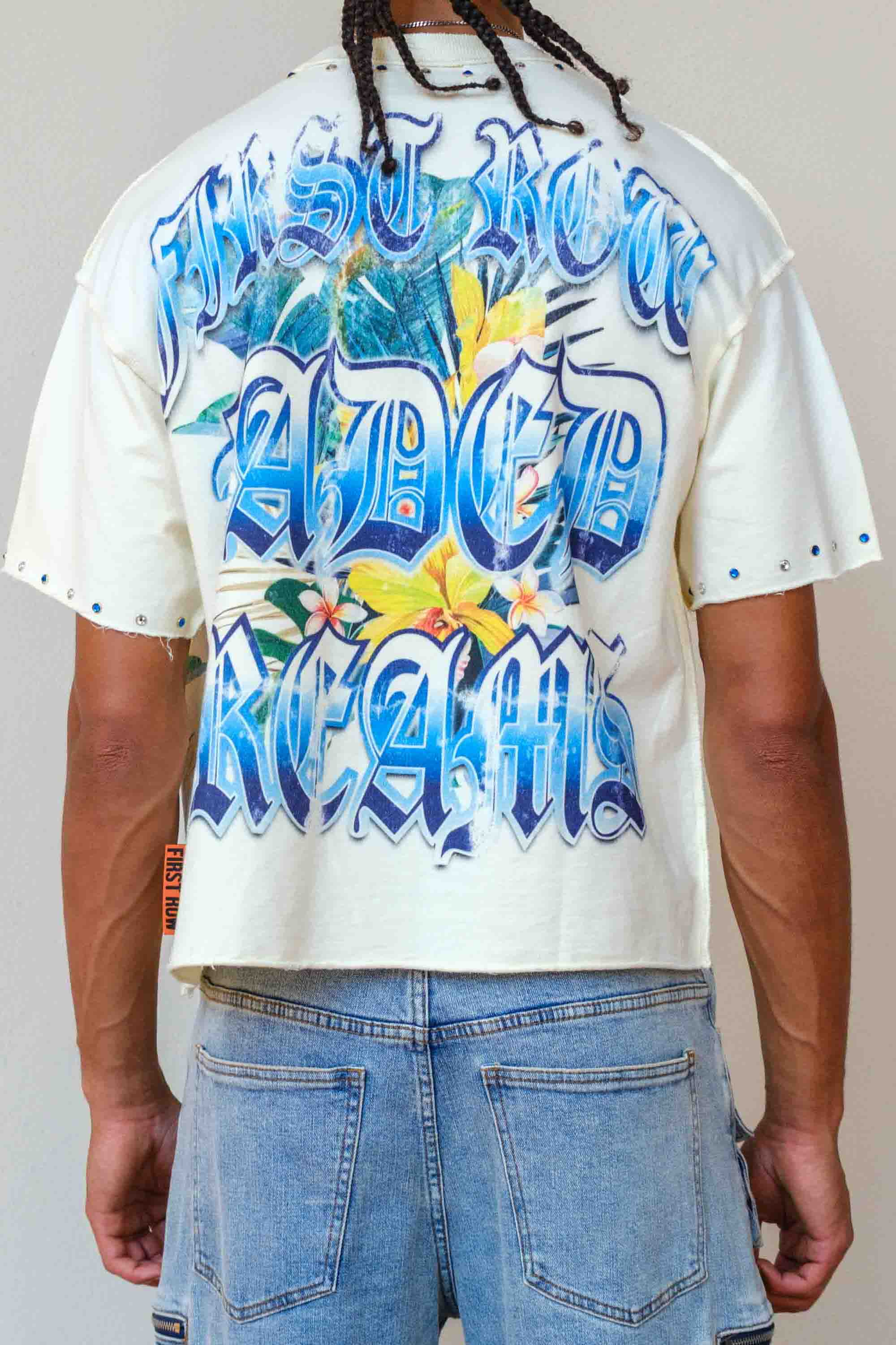 LOST UTOPIA FADED DREAM CROPPED TEE