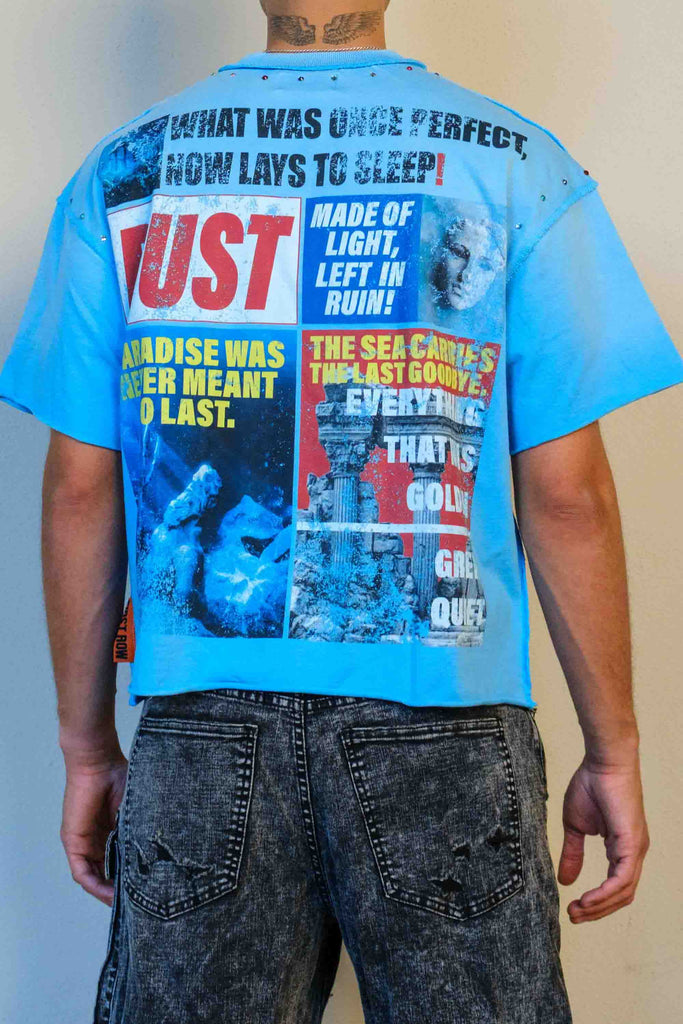 LOST UTOPIA RUINS DREAM CROPPED TEE