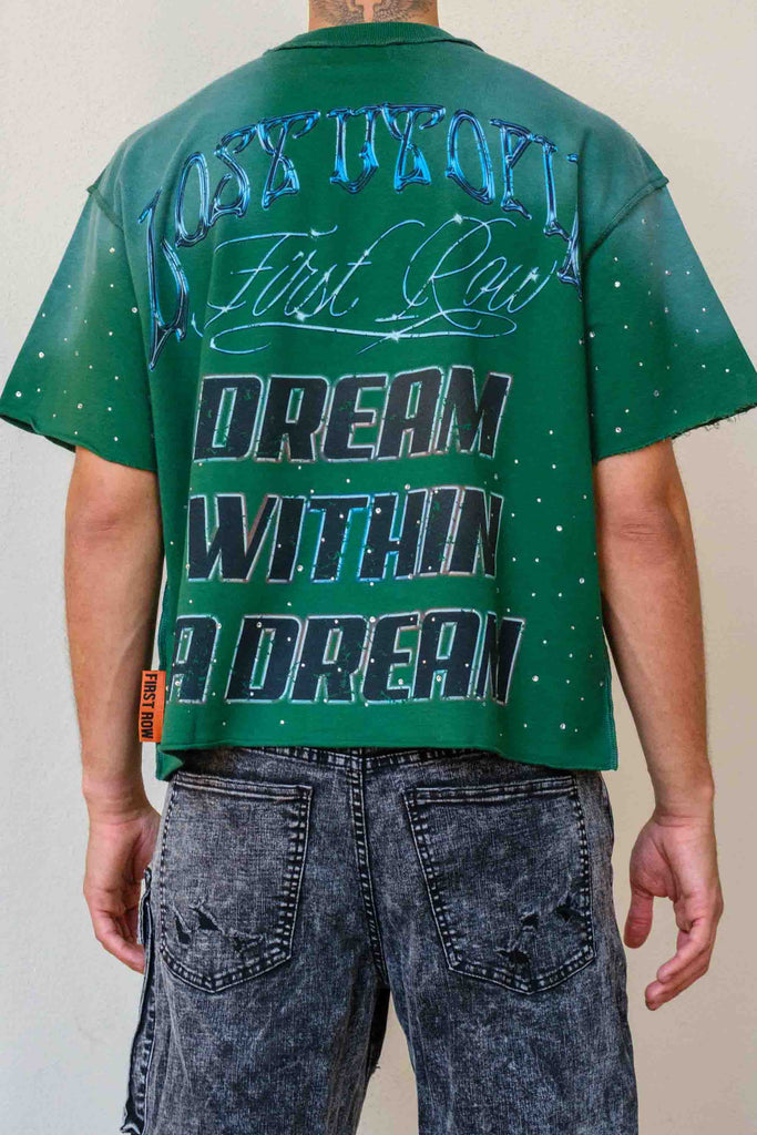 LOST UTOPIA UNIVERSE CROPPED TEE