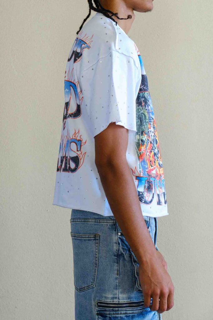 LOST UTOPIA BURNING FLAME TEE