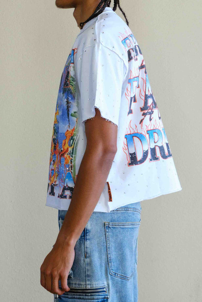 LOST UTOPIA BURNING FLAME TEE