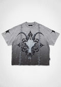 SHADOW WORSHIP IRON PSALM CROP TEE