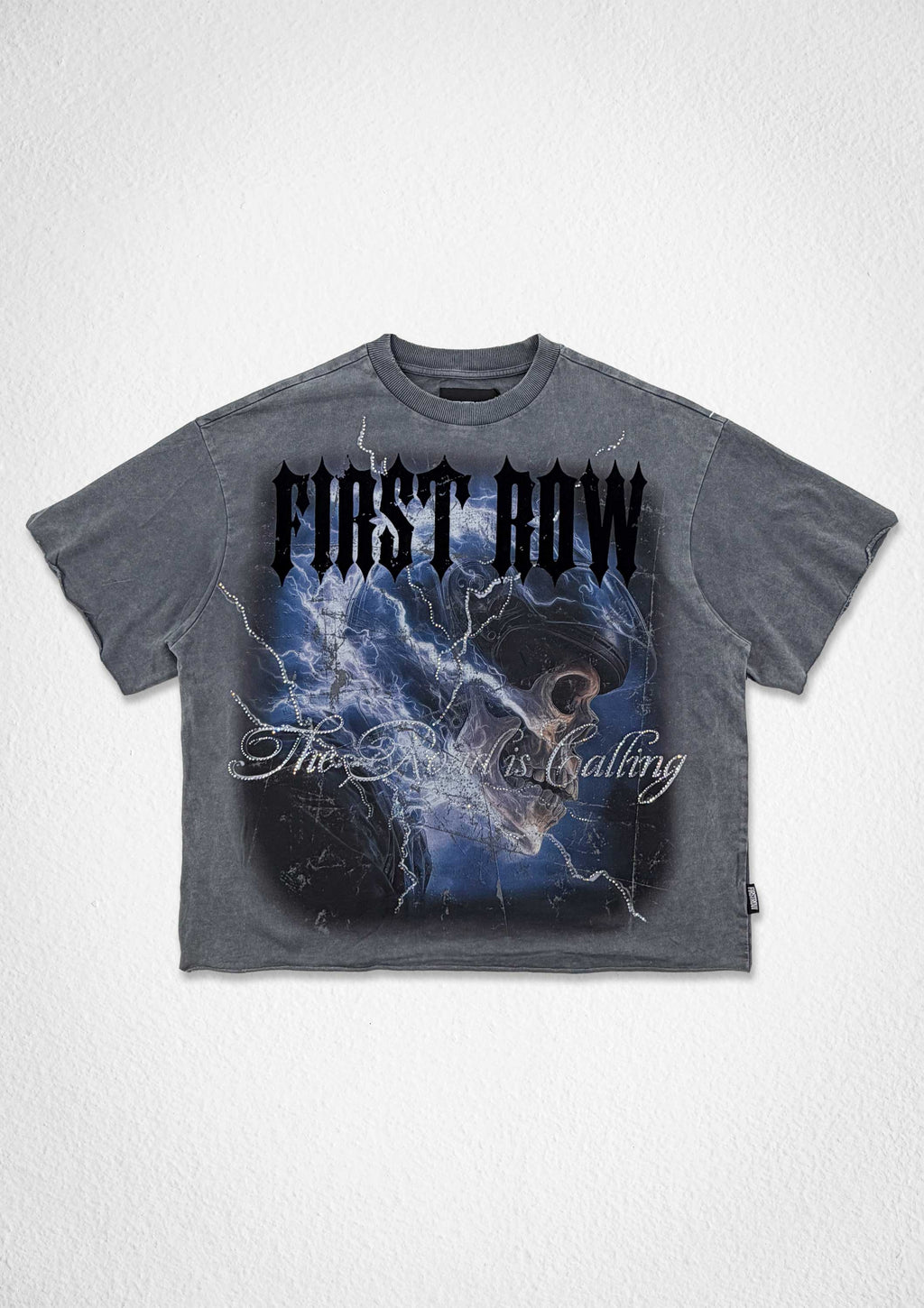 STEEL ANGELS ASH PARISH CROP TEE