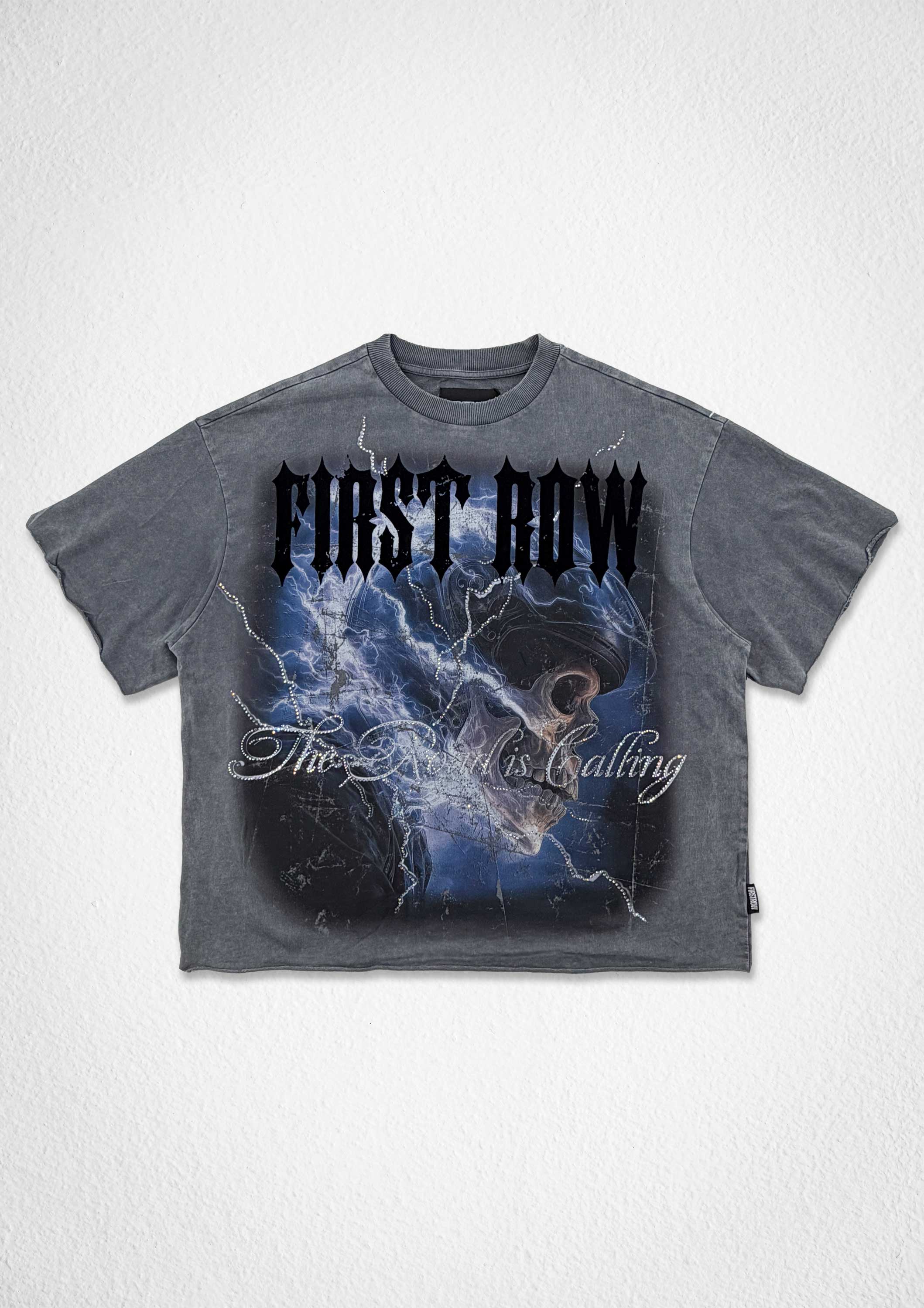 STEEL ANGELS ASH PARISH CROP TEE