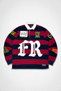 PROPERTY OF FIRST ROW BURGUNDY POLO(CW)