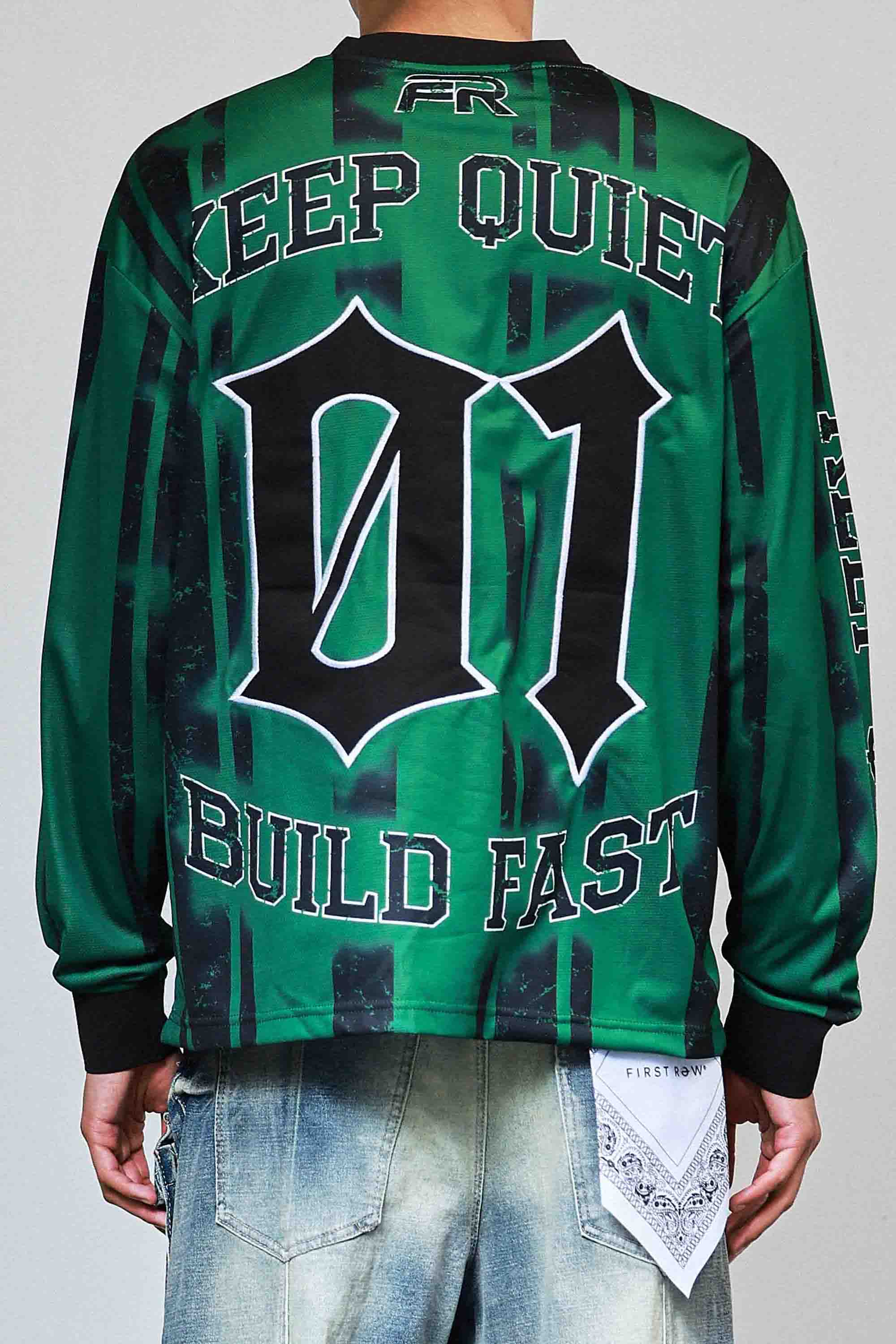 KEEP QUIET BUILD FAST SPORT JERSEY