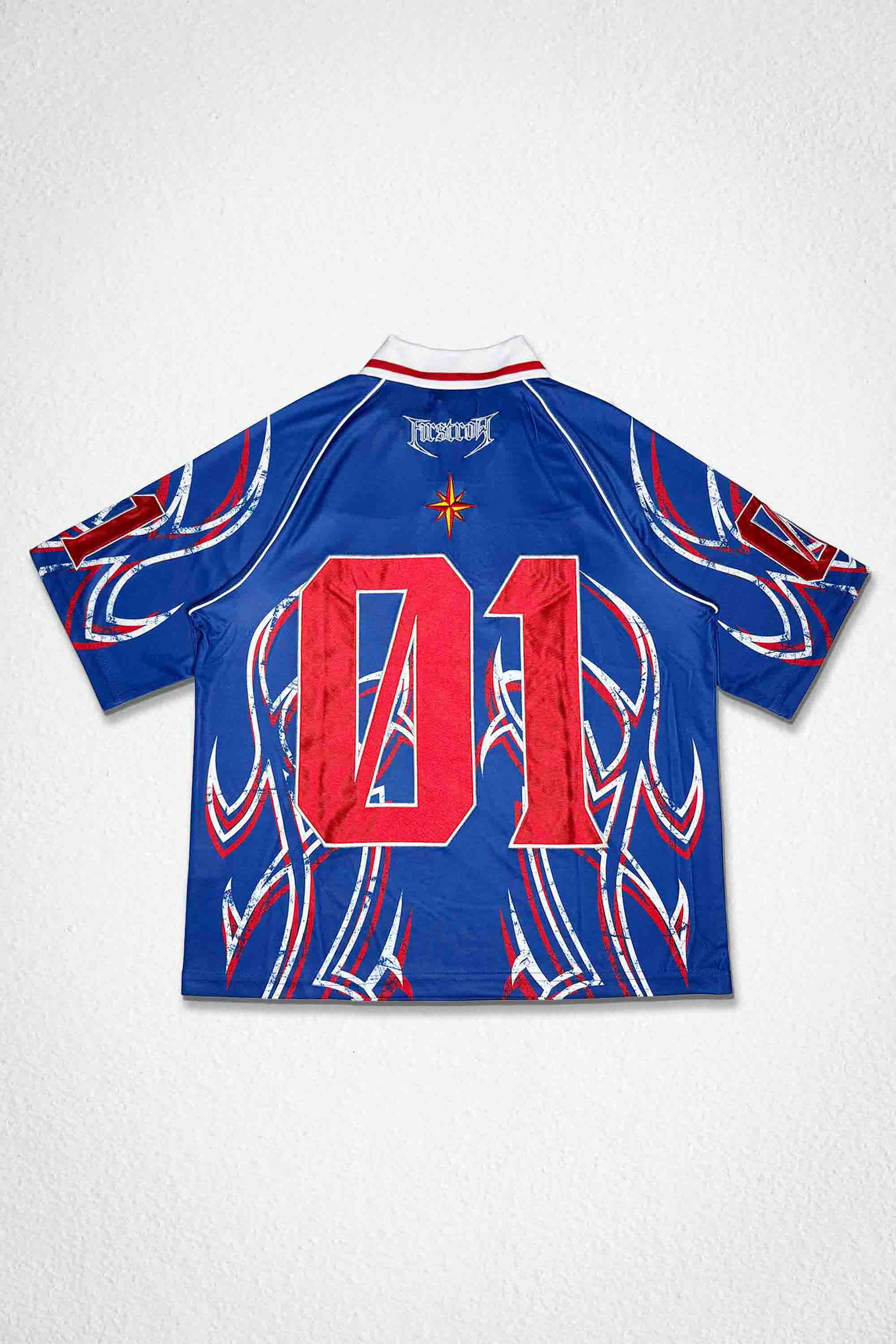 AXIS OF FLAME SHORT SLV SPORTS JERSEY