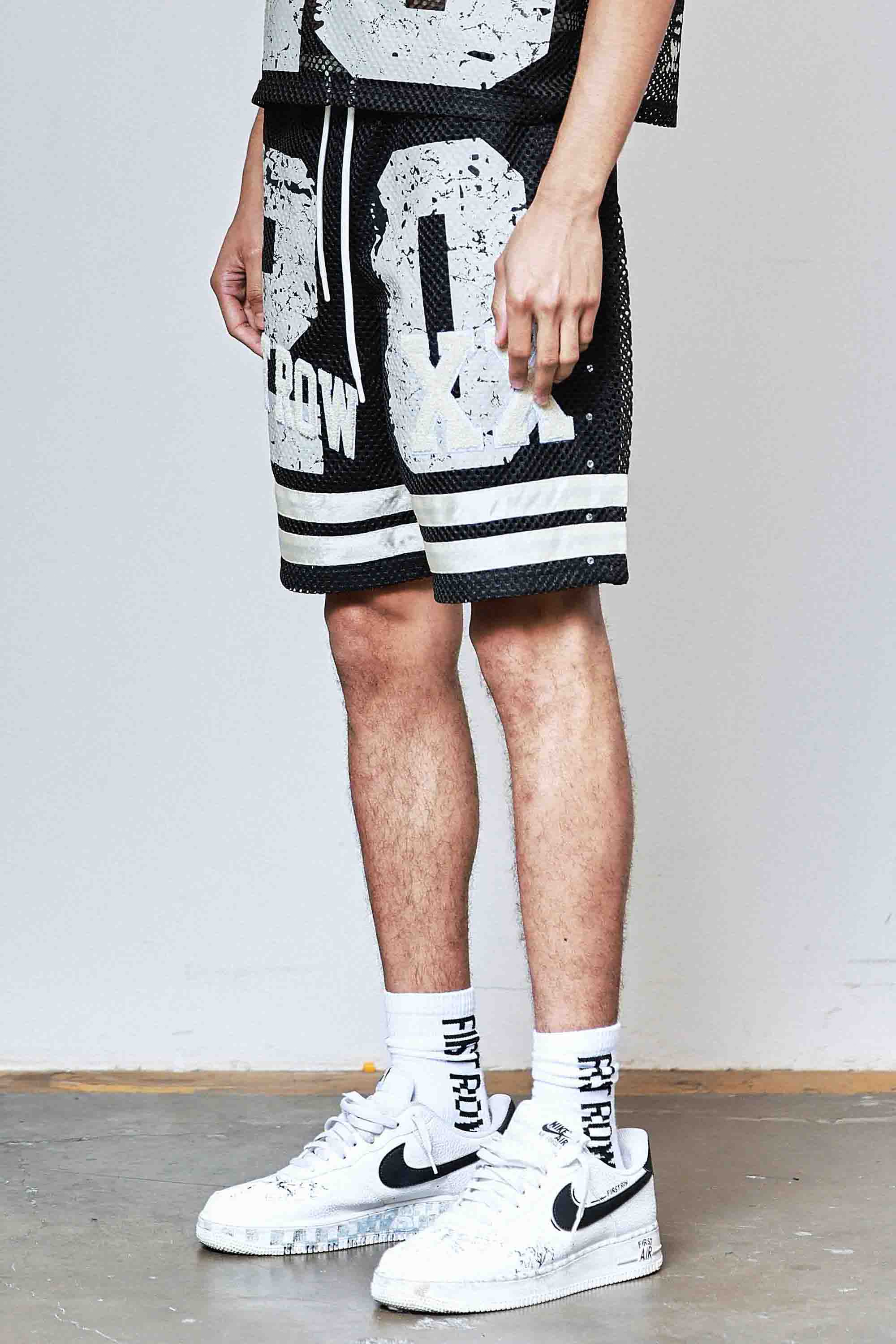 NEVER THE END FOOTBALL SHORTS
