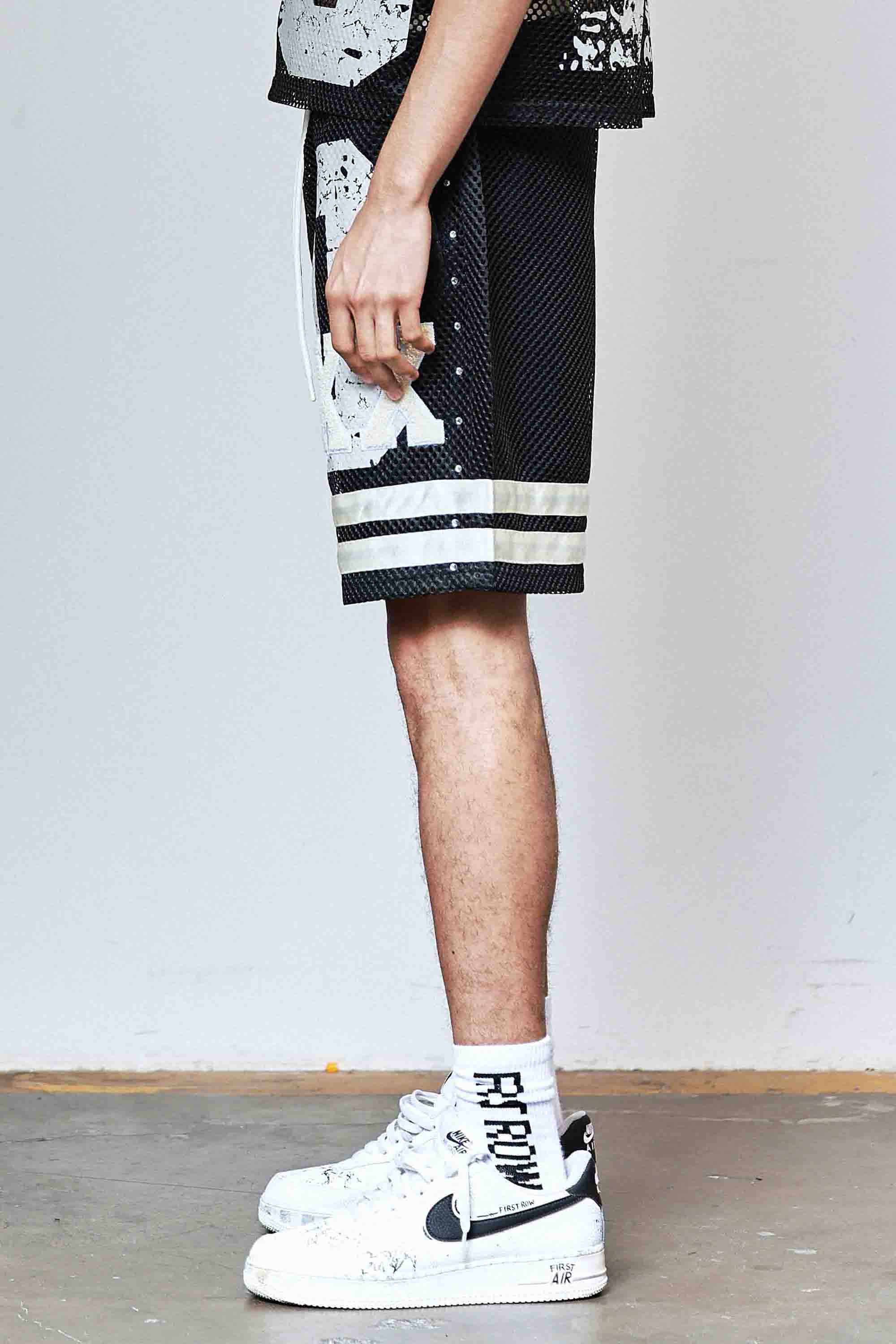 NEVER THE END FOOTBALL SHORTS