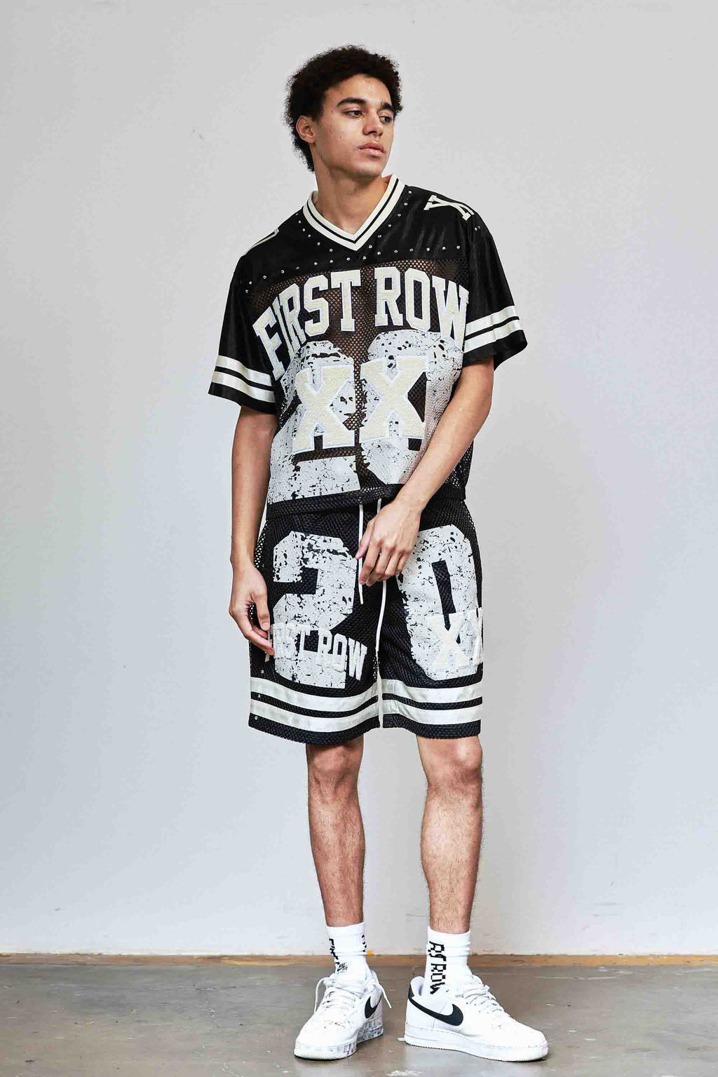 NEVER THE END FOOTBALL SHORTS