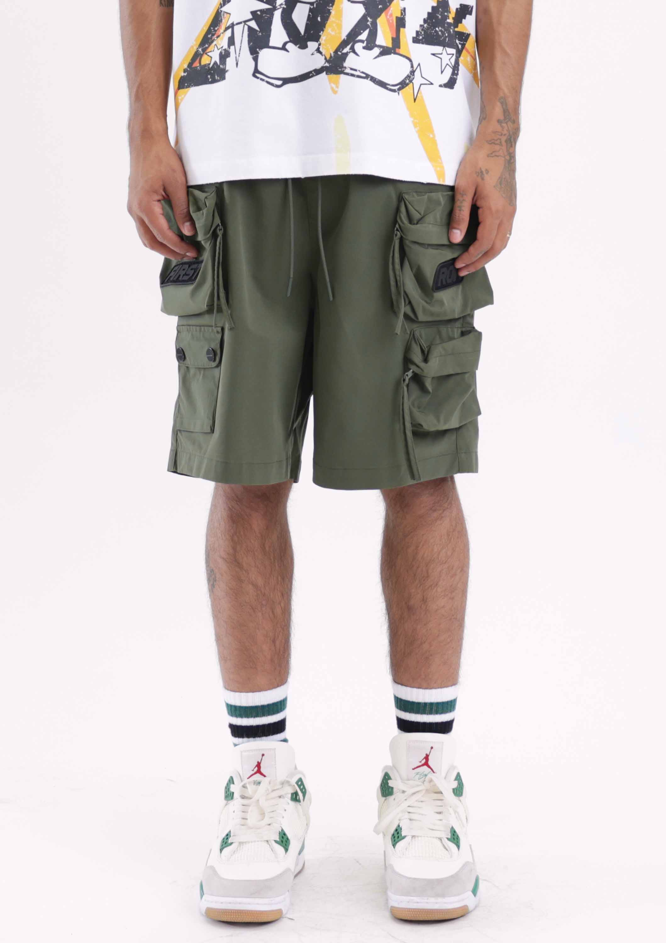 3D Y2K MULTI CARGO SHORTS
