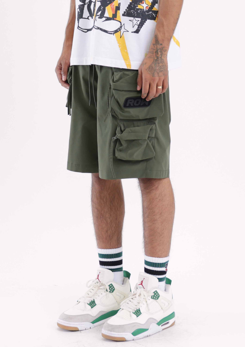 3D Y2K MULTI CARGO SHORTS