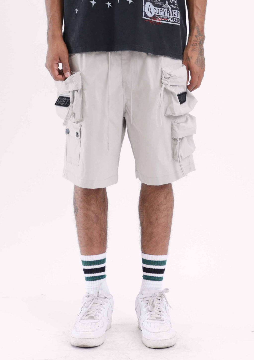 3D Y2K MULTI CARGO SHORTS